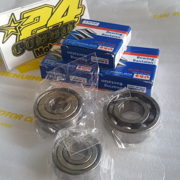 LAHER BEARING SETT RODA BELAKANG SATRIA FU SATRIA FU FI ORIGINAL SGP