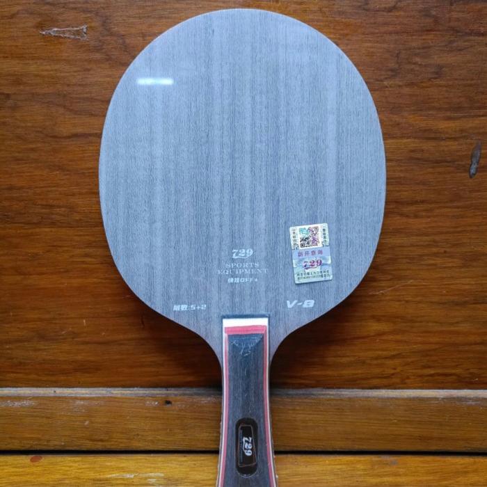 Kayu Bet Bat Tenis Meja 729 V-8 Carbon original