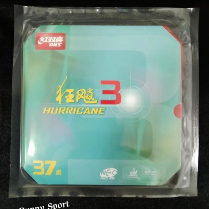 Karet Bet Pingpong DHS Hurricane 3 Neo 37 - Soft