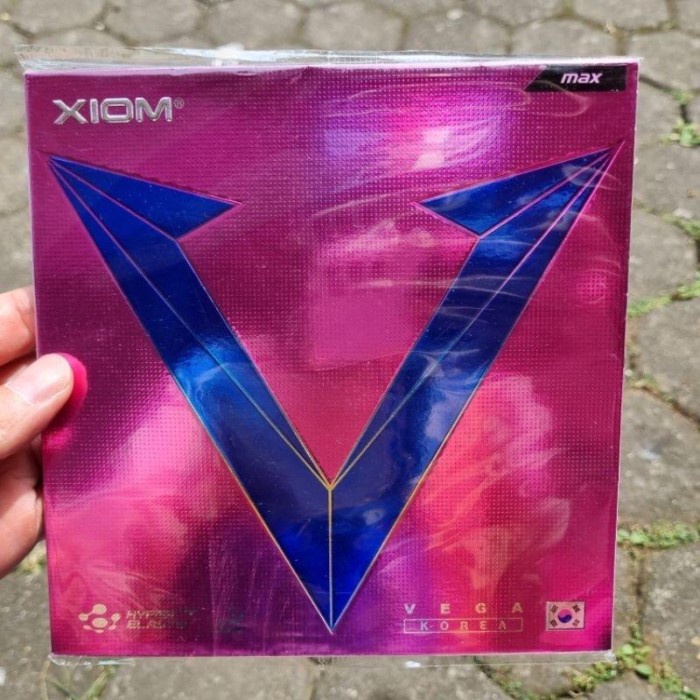 ORIGINAL XIOM VEGA KOREA Karet Rubber Bet Bat Pingpong Tenis Meja BARU