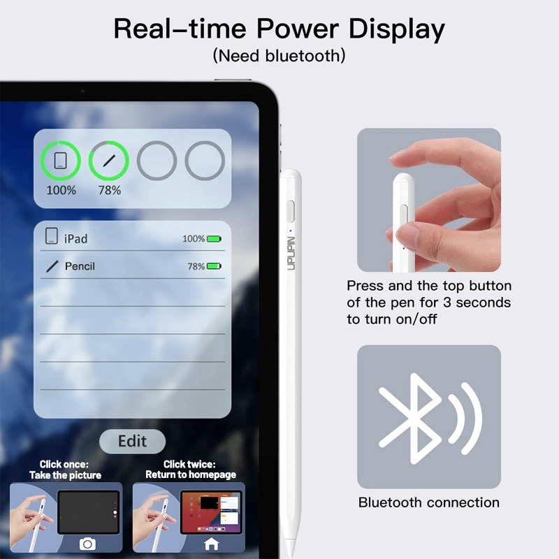 Stylus Pen for IPad Android Universal Apple Palm Rejection Pencil Tablet Pen IOS Android Smart Pen