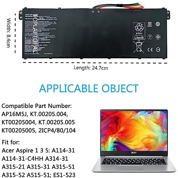 Baterai Acer Aspire 3 A314-21 A314-31 A314-31 A314-32 A314-41 A315-21