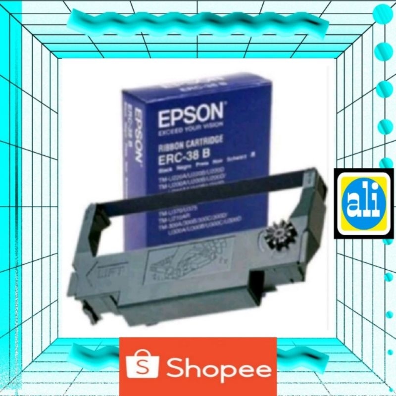 RIBBONCARTRIDGEEPSONERC-38B for=TM-U220A,TM-U220B,TM-U220D,TM-U200A,TM-U200B,TM-U200D,ori