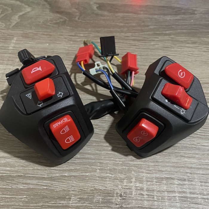 SAKLAR SET DOMINO KANAN KIRI PLUS HAZARD MIO MIO SOUL MIO SPORTY MIO