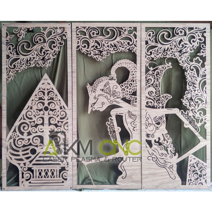 PROMO Dekorasi Hiasan Dinding Wayang Jawa Laser Cut
