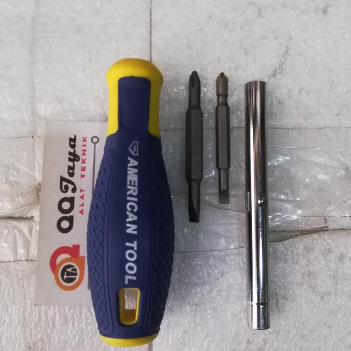 Obeng bolak balik 6 in 1 - american tool