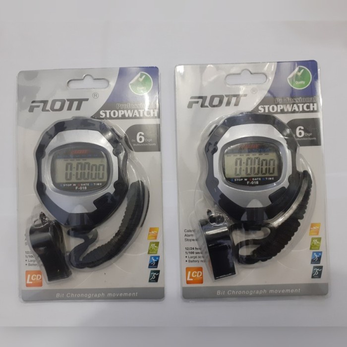 Stopwatch - Stop Watch FLOTT FREE PLUIT TALI ( angka besar digital