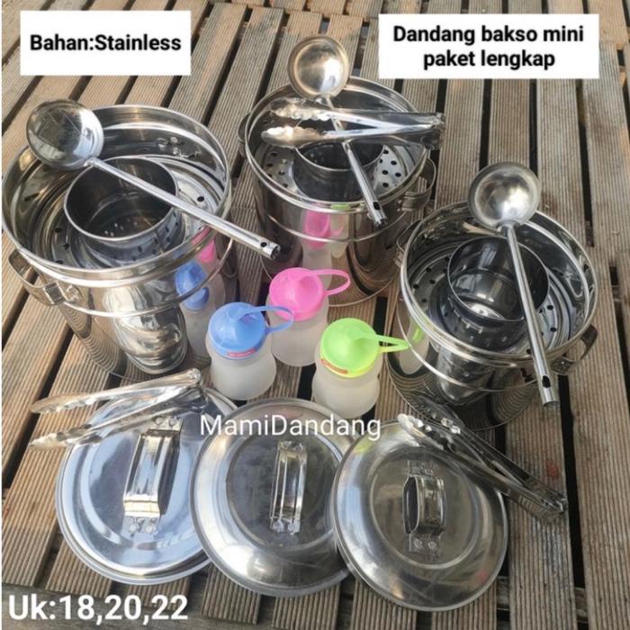 PANCI BAKSO MINI SUPER LENGKAP DANDANG KITCHENWARE
