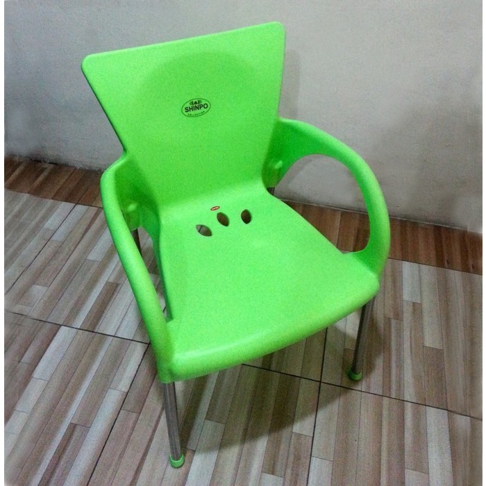 Diskon Kursi Santai Shinpo 291 Plastik Bangku Sender Teras Taman Cafe Warnet