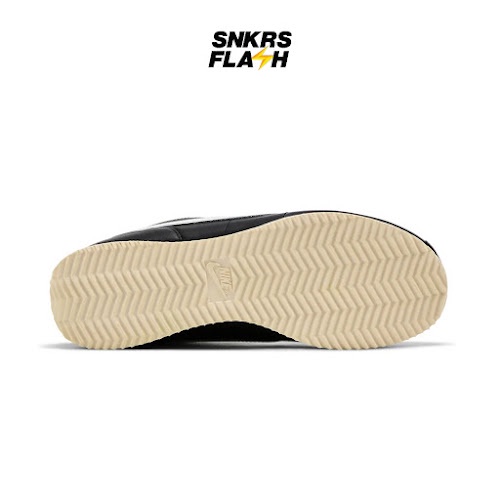 NIKE Cortez 23 Premium Black Sail Alabaster Sepatu Sneakers Unisex - FB6877001 - Size 40