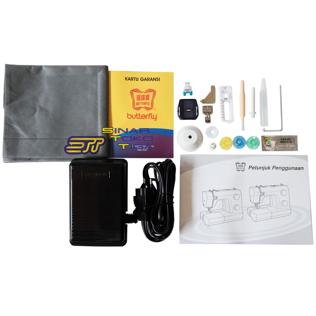 JAYAmart- Butterfly JH8530A Mesin Jahit Portable Pemula JH 8530 A JH 8530A