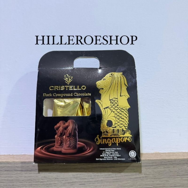 

A Coklat Cristello 120Gram Merlion Singapore Chocolate Import Cokelat Malaysia Milk Dark Compound