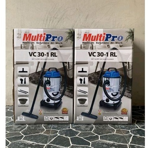 terbaik- Mesin vacuum cleaner 30 liter MULTIPRO VC30-1RL Vakum penyedot debu 30liter VC 30 - 1 RL Se