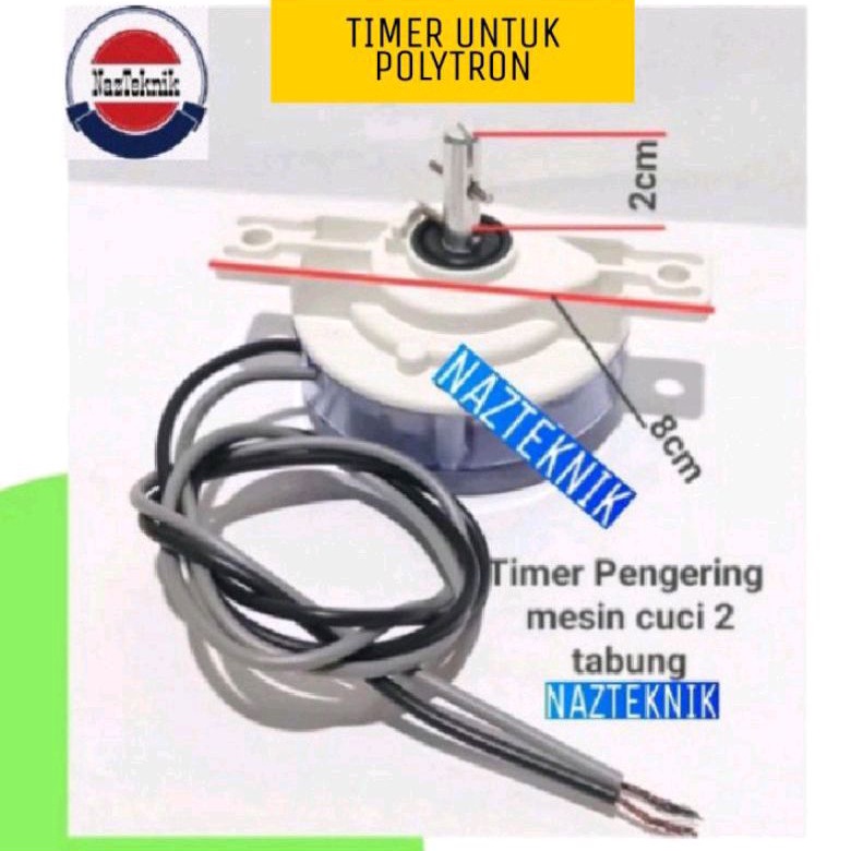 terbaru- TIMER PENGERING MESIN CUCI 2 TABUNG POLYTRON