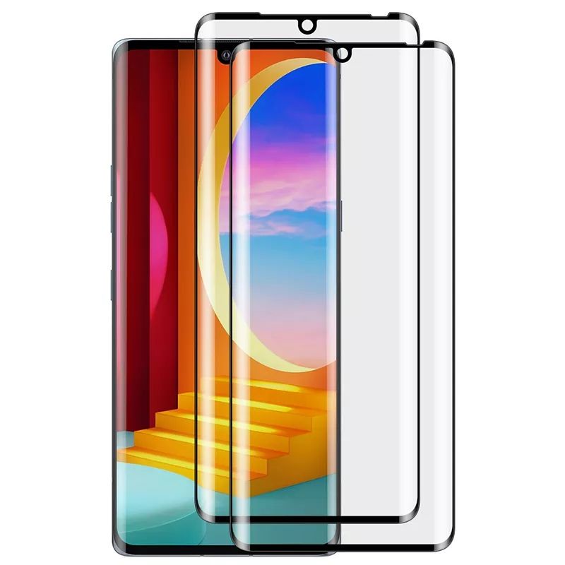TerLengkapDong- Tempered Glass Screen Protector for LG Velvet / LG Wing 3D Curved Full Cover