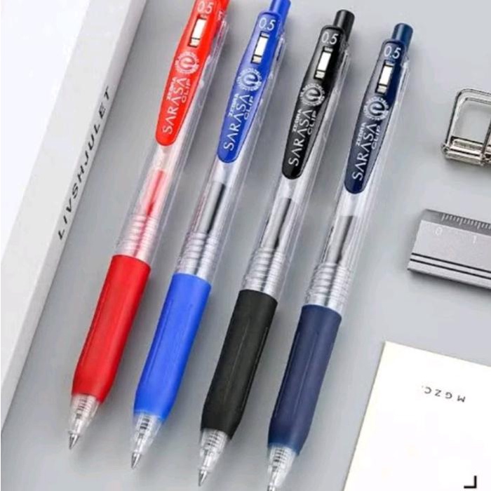 

Terbaru Pen Gel Zebra Sarasa 0,5Mm Cetrek Clip Hitam - 12 Pcs - Tinta, Stationery