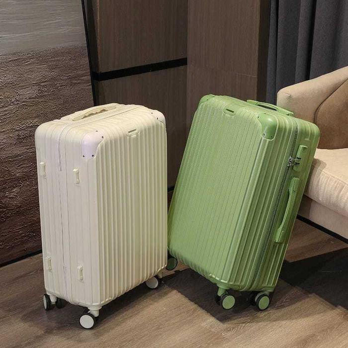 LAOSHIDAISHU A973 Koper 2 in 1 koper 24 inch 22 inch Kabin Bagasi tas koper besar