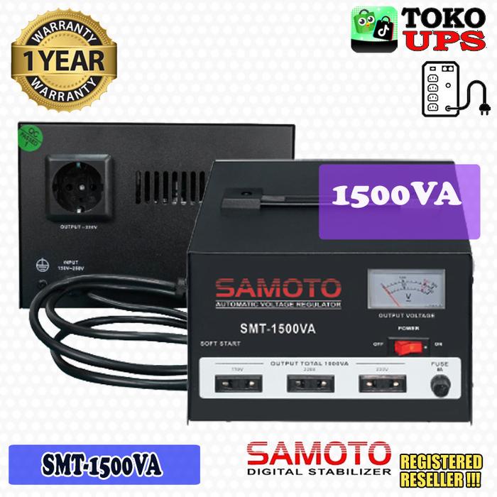 Stabilizer Samoto 1500VA SMT1500 - Stabilizer Listrik