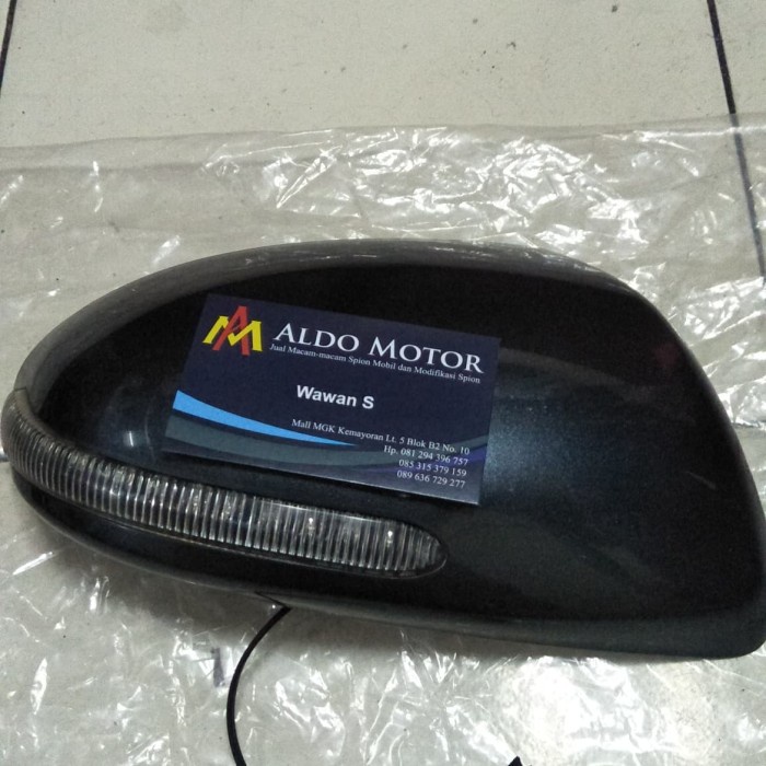 PREMIUM Cover Tutup Batok Spion Mazda 2 Lama+Lampu Sein Original Thn 2012