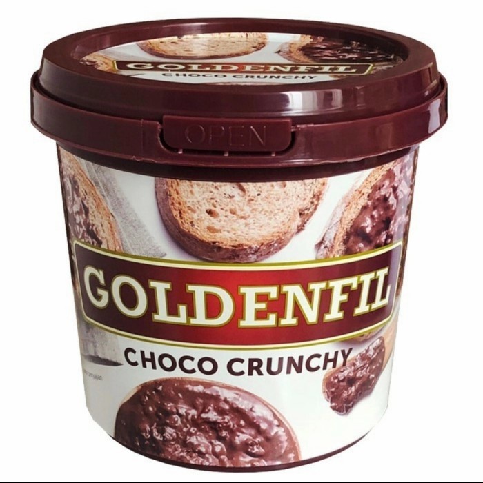 

(TopSeller) Goldenfil Choco Crunchy 1Kg Selai Coklat Crunchy 1 kg Expired Terbaru
