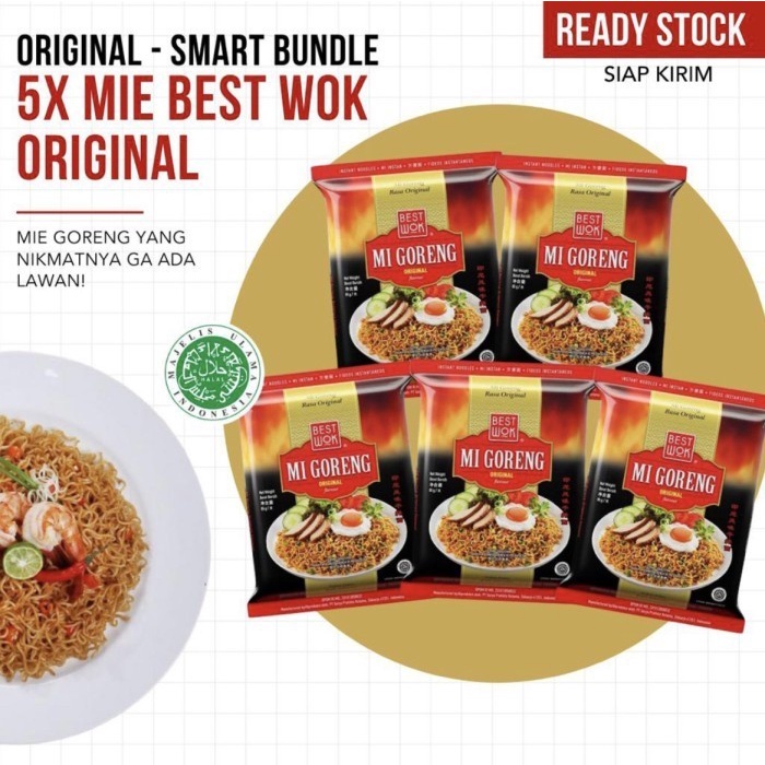 

(TopSeller) (ORI) 5 PCS BUNDLE - Mie Best Wok Halal