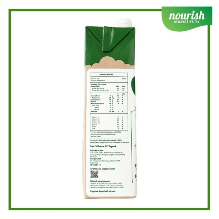 

(TopSeller) Arla Organic FULL CREAM Milk / Susu Full Krim organik 1 L