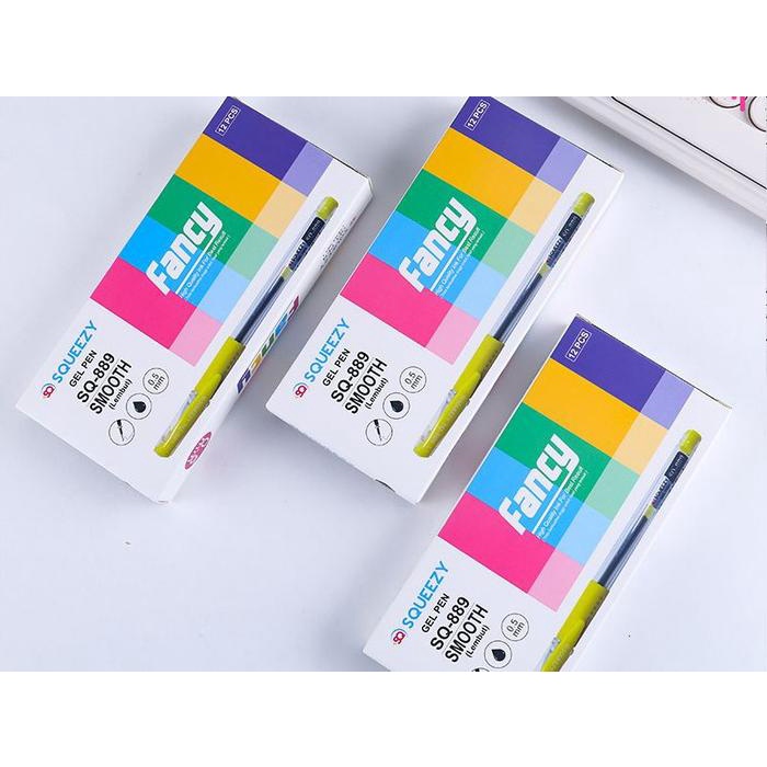 

Pulpen Gel / Pena Gel / Gel Pen Office Smooth 0,5Mm Gp-Sq889 (1 Pack 12 Pcs)