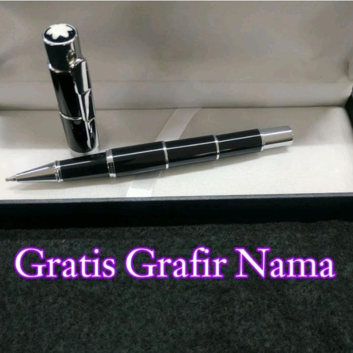 

Bollpoint Mewah Sign Pen Monblanc Keramic Gratis Hard Box Dan Grafir Nama Stationery Alat Tulis