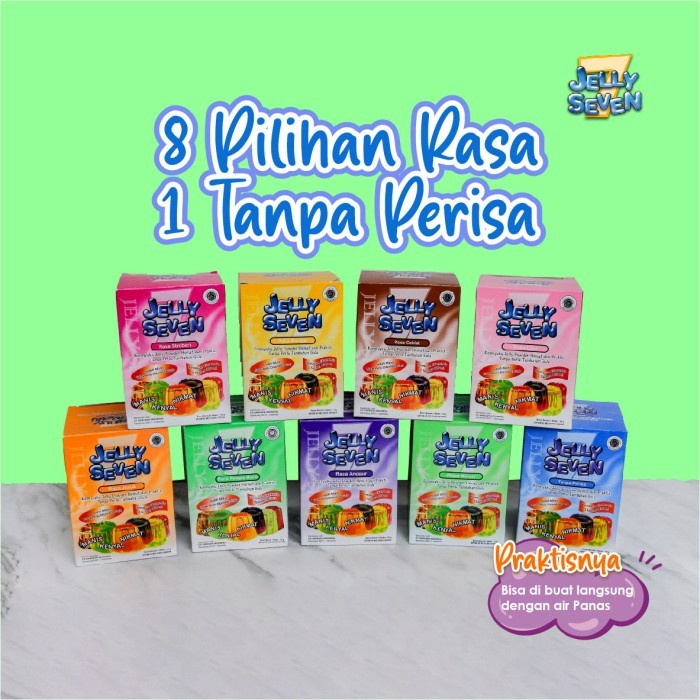 

A New Jelly Seven Tanpa Perisa 12 Pcs - Kemasan Ekonomis