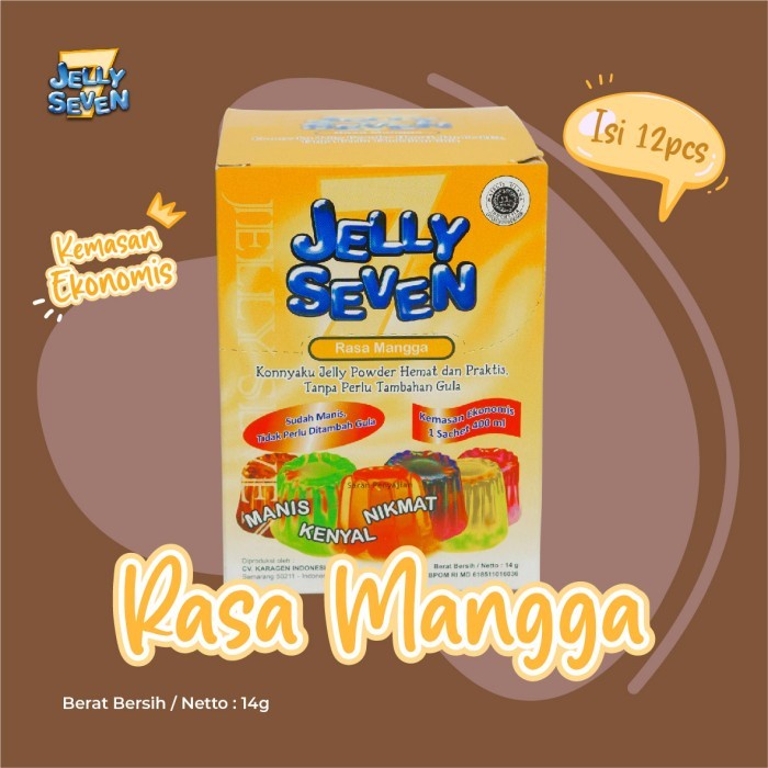 

A New Jelly Seven Mangga 12 Pcs - Kemasan Ekonomis