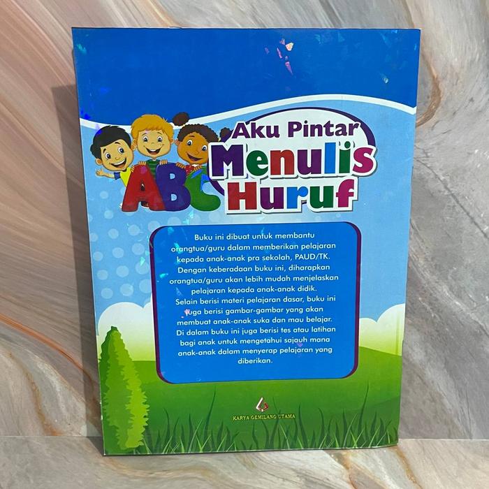 

Buku Belajar Anak Aku Pintar Menulis Huruf Full Colour Pendidikan Tk & Sd