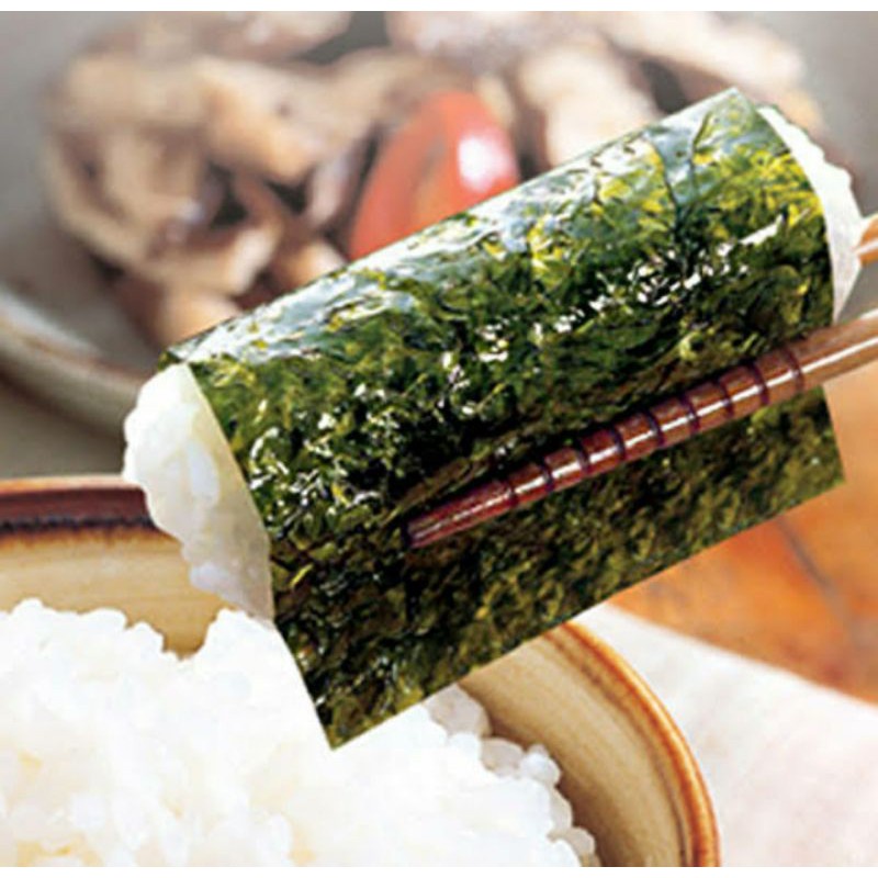 

A Tokinori Sakao Nori Sushi Kimbap Nori Halal 10 Lembar Rasa Roasted Seaweed