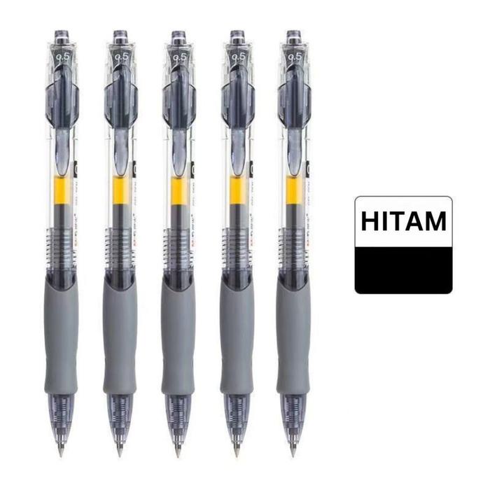 

Uq - (1Pcs) Pulpen Tulis Mekanik 0.5Mm Transparan Cetekan Gel Pen Sty7046