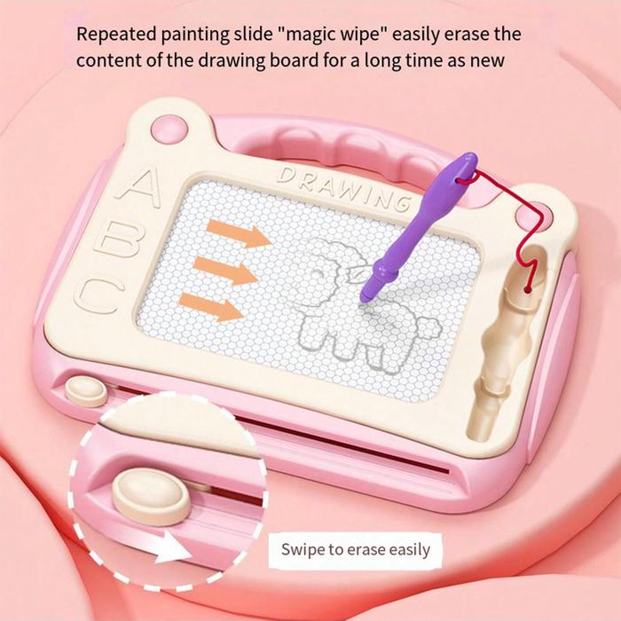 

Papan Tulis Anak Magnetic Mainan Edukasi Drawing Board Portable Erasable Colorful Magic Learning