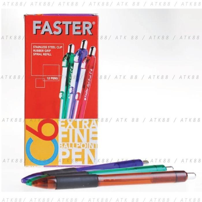 

Pulpen Faster C6 1 Pack - 12 Pcs