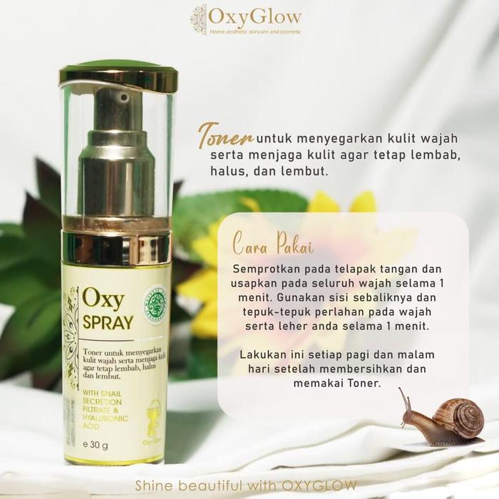 

Oxy Glow Spray Essence, Mengencangkan Kulit Bopeng Kosmetik Perawatan Wajah Muka