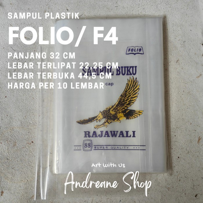 

pintar- Sampul plastik buku tebal ukuran F4 (per 10)