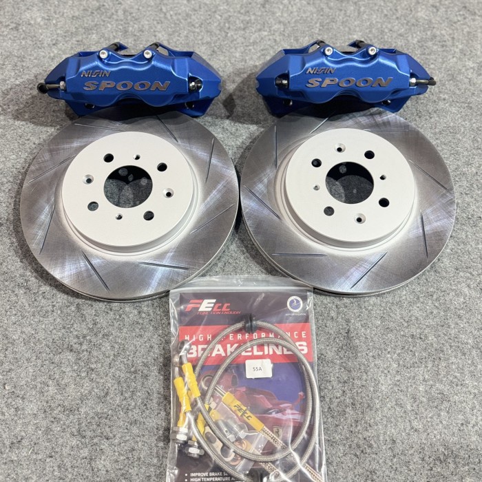 BBK Nissin Spoon 4pot PNP Honda Jazz GE8 GK5 City Hatchback Ferio Freed Brio Mobilio