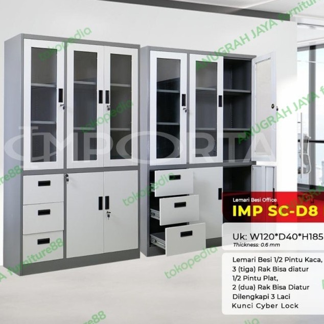 

pintar- Lemari arsip besi / filing cabinet stell / rak buku besi
