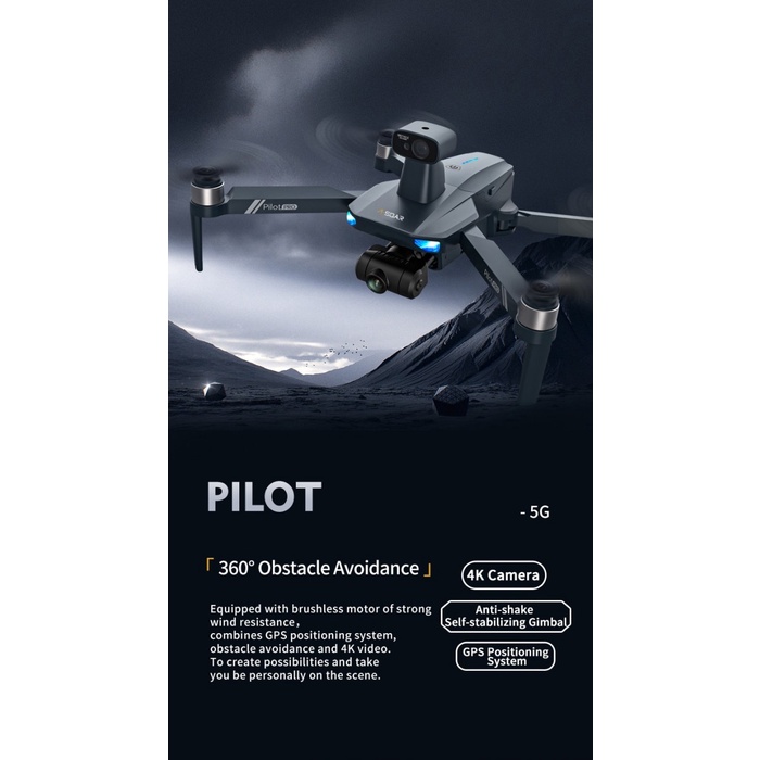 Drone JJRC X19 PRO GPS brushless OAS Camera WiFi FPV 4K 1KM 2 axis