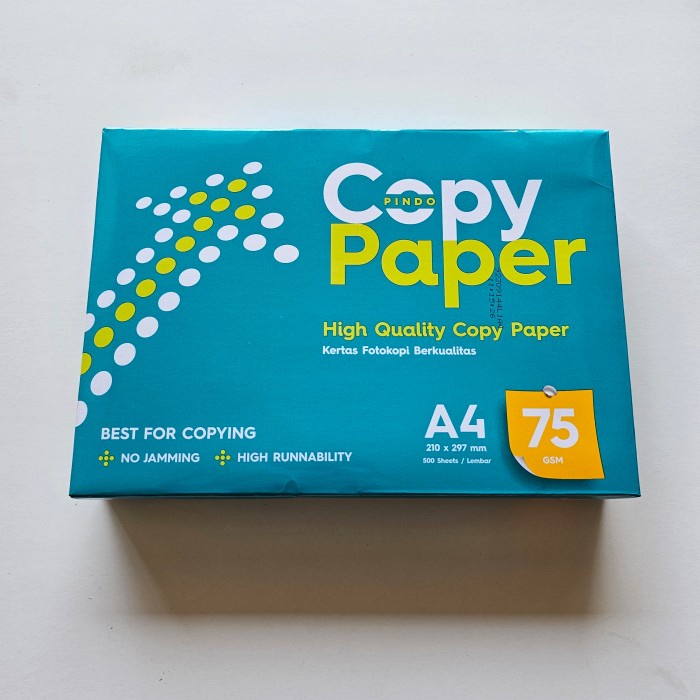 

pintar- Copy Paper 75gr A4 Kertas HVS Kertas Fotokopi