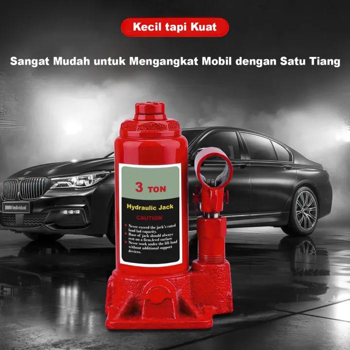 DONGKRAK BOTOL 5 TON 3 TON 2TON DONGKRAK MOBIL HIDROLIK HYDRAULIC JACK UNIVERSAL MURAH SUV SEDAN