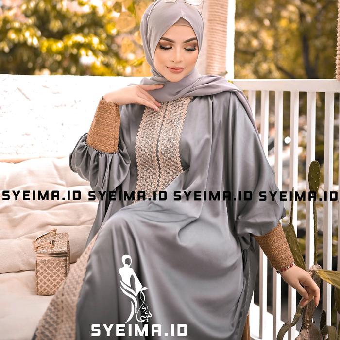 Jinan Abaya Exclusive By Syeima.Id Abaya Dubai Gamis Turki Turky Dress Turky Jubah Saudi Gamis Jubah