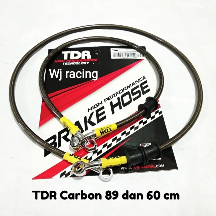 Selang Rem Carbon TDR CB150R Set Depan Belakang