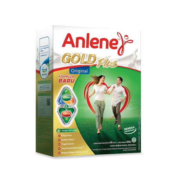 

BARANG TERLARIS Anlene Adult Milk Gold Box 600 Gr