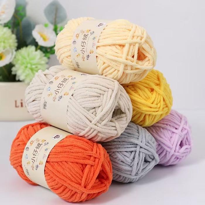 

(31WARNA) BENANG RAJUT SMALL MINI CHENILLE / CHENILLE KECIL