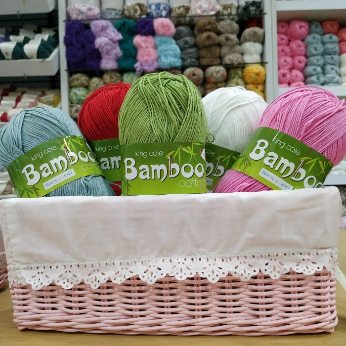 

Kingcole Bamboo Cotton 4 PLY Benang Rajut Import - 100gr
