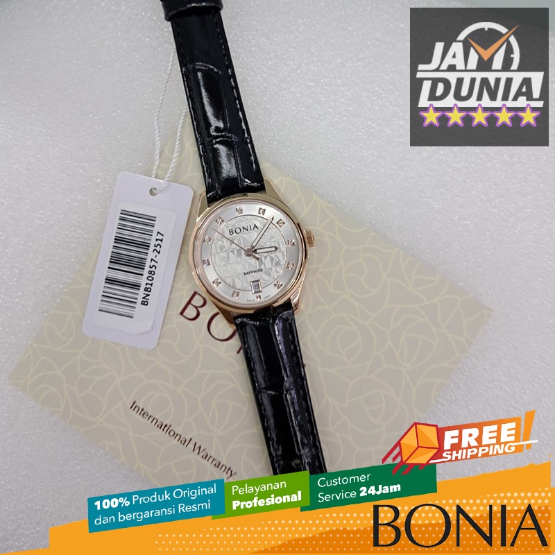 JAM TANGAN WANITA BONIA SAPPHIRE ORIGINAL BONIA BNB10857-2517 JAM BONIA BNB10857 2517 JAM BONIA KULI