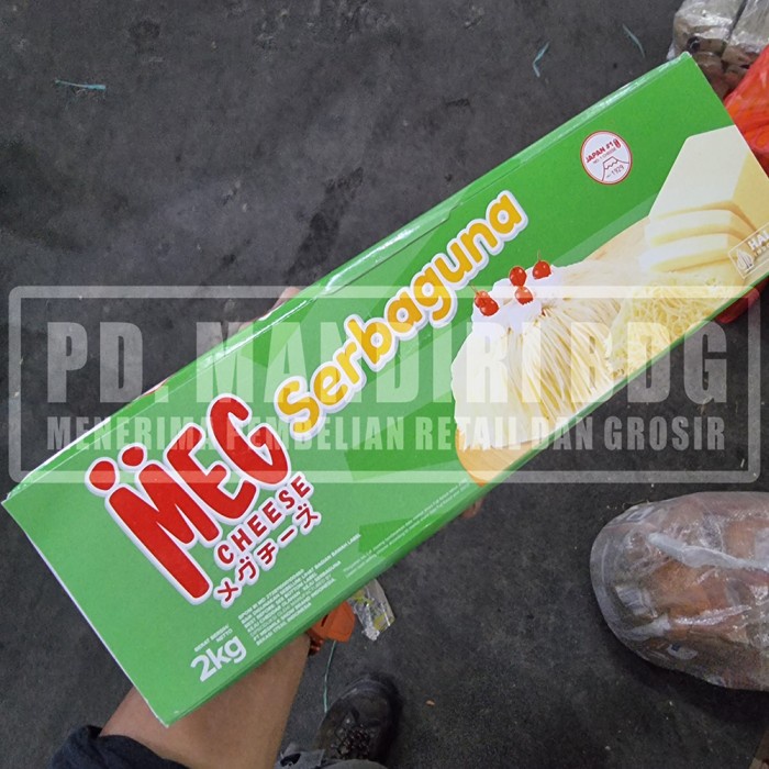 

Terlaris Keju Cheddar Meg Serbaguna 2Kg / Keju Serbaguna / Meg Keju Ready