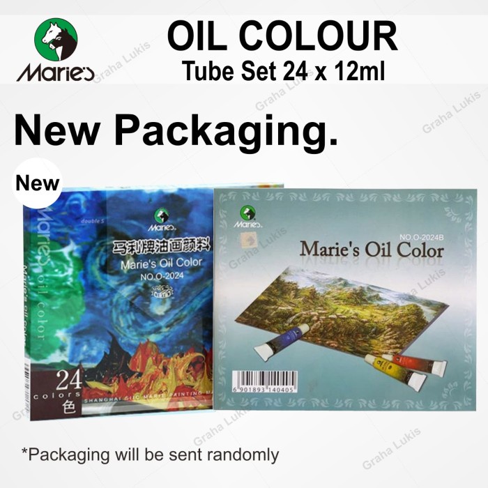 

pintar- Cat Minyak Maries Oil Color set 24